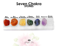 Seven Chakra Raw Stones Set