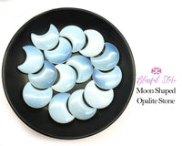 Opalite Moon Gemstone. - www.blissfulagate.com