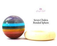 Seven Chakra Bonded Sphere - www.blissfulagate.com