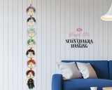 Seven Chakra Gemstones Tree of Life Wall Hanging - www.blissfulagate.com