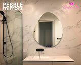 Pebble Mirrors Interior Design Hanging Wall