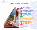 Seven Chakra Orgone Chakra Pyramid. - www.blissfulagate.com