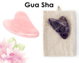 Rose Quartz Guasha Natural Massaging Stone Tool