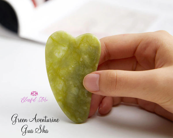 Green Aventurine Gemstone Face Massager Gua Sha
