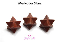 Black Obsidian Merkaba Star Reiki Stones - www.blissfulagate.com