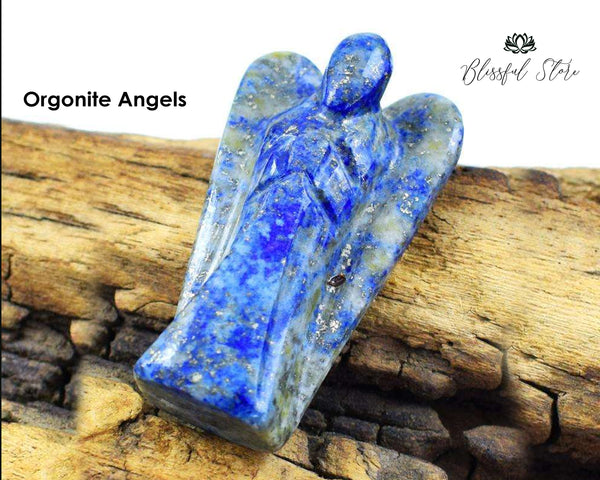 Sodalite Stone Angel Fengshui Angel 5.5 cm
