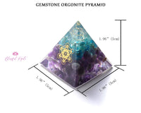 Amethyst Mix Crystal Gemstone EMF Pyramids.