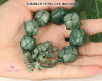 Braided Tumbled Stone Hanging Ornament