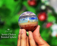 Seven Chakra Bonded Sphere - www.blissfulagate.com