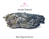 Azurite Raw Natural Stones Set - www.blissfulagate.com