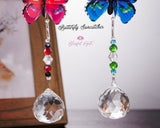 Butterfly Sun Catcher Hanging Ornament. ( Rainbow Maker )