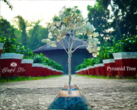 Aventurine Gemstone Orgonite Pyramid Tree - www.blissfulagate.com