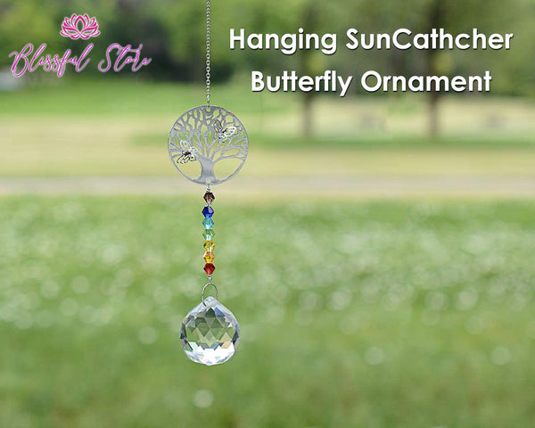 Sun Catcher Hanging Ornaments ( Tree Of Life Charm )