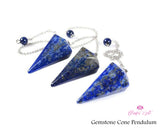 Orgonite Cone Gemstone Pendulum - www.blissfulagate.com