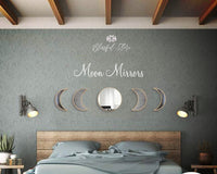 Moon Mirror Interior Design Wall Hanging Reiki Gift Divination Astrology