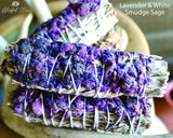 Lavender Sage Smudging Tool - www.blissfulagate.com