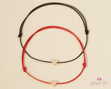 Heart Couple String Bracelets - www.blissfulagate.com