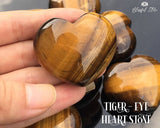 Orgonite Tiger Eye Gemstone Heart - www.blissfulagate.com