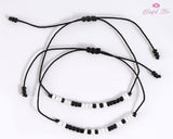 Morse Code Couple String Bracelets - www.blissfulagate.com