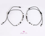 Morse Code Couple String Bracelets - www.blissfulagate.com