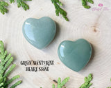 Orgonite Green Aventurine Gemstone Heart - www.blissfulagate.com
