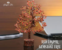 Red Jasper Gemstone Chipstone Tree