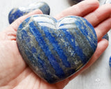 Orgonite Lapis Lazuli Gemstone Heart - www.blissfulagate.com