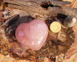 Orgonite Rose Quartz Gemstone Heart - www.blissfulagate.com