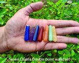 Gemstone Point Mini Wands { Double Terminated } - www.blissfulagate.com