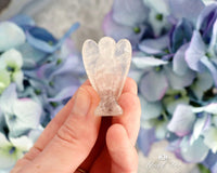 Clear Quartz Guardian Angel Stone Angel Fengshui Angel 5.5 cm - www.blissfulagate.com