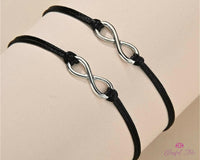 Infinity Charm Couple String Bracelets - www.blissfulagate.com