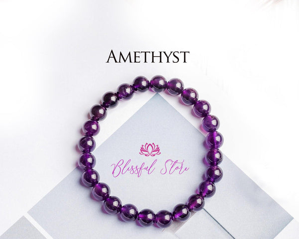 Amethyst Bracelet. - www.blissfulagate.com