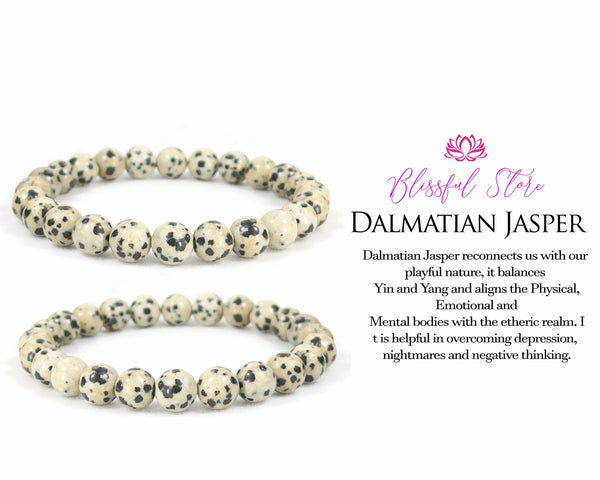 Dalmatian Bracelet. - www.blissfulagate.com