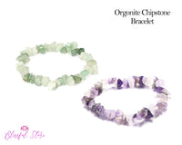 Gemstone Chip Stone Bracelet.