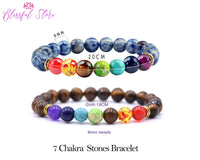 Seven Chakra Beads Gemstone Bracelet