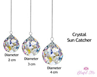 Crystal Sun Catcher Hanging Ornament - www.blissfulagate.com