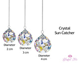 Crystal Sun Catcher Hanging Ornament - www.blissfulagate.com