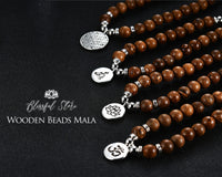 Genuine Wooden 108 Beads Japa Mala With Charm