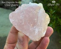 Rose Quartz Raw Natural Stones Set - www.blissfulagate.com