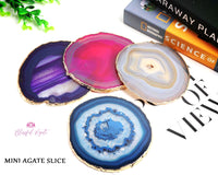 Natural Mini Agates Slices