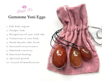 Gemstone Yoni Eggs - www.blissfulagate.com