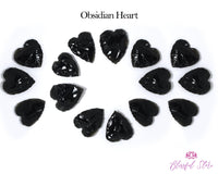 Hand Carved Obsidian Gemstone - www.blissfulagate.com