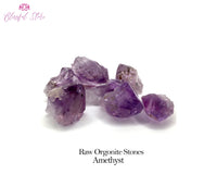 Amethyst Raw Natural Stones Set - www.blissfulagate.com