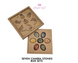 Seven Chakra Gemstones Healing Box Set. - www.blissfulagate.com