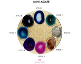 Mini Gemstone Agates - www.blissfulagate.com