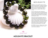 Moldavite Bracelet. - www.blissfulagate.com