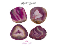 Agate Coaster Pink