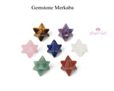 Gemstone Merkaba Star Stones - www.blissfulagate.com