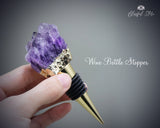 Amethyst Wine Stopper - www.blissfulagate.com