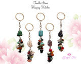 Tumbled Stone Key Chains